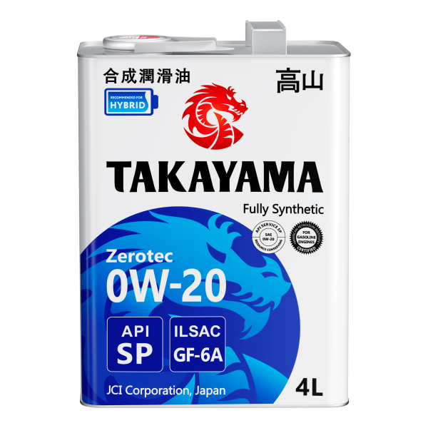 Моторное масло TAKAYAMA SAE 0W-20 ILSAC GF-6A API SP