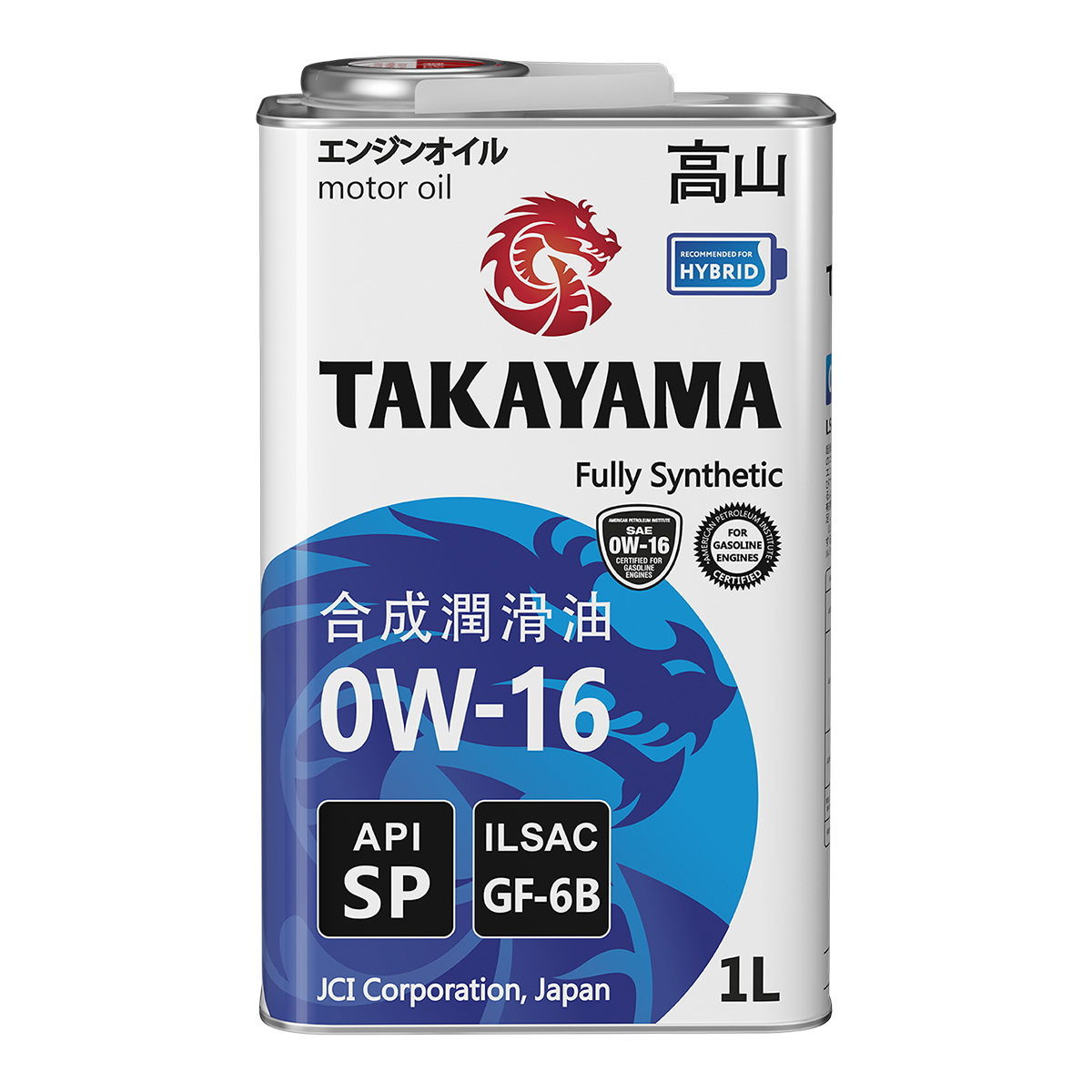 Моторное масло TAKAYAMA SAE 0W-16 ILSAC GF-6B API SP