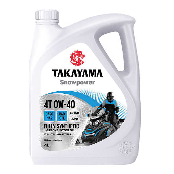 Моторное масло Takayama Snowpower 4T 0W-40
