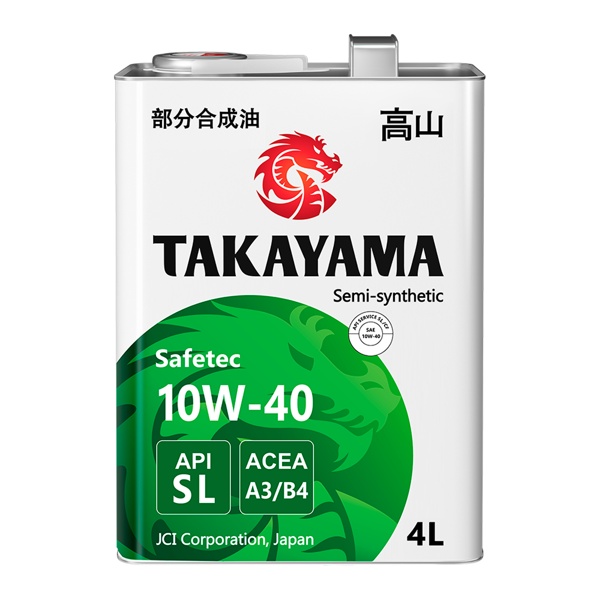 Моторное масло TAKAYAMA SAFETEC SAE 10W-40 API SL ACEA A3/B4