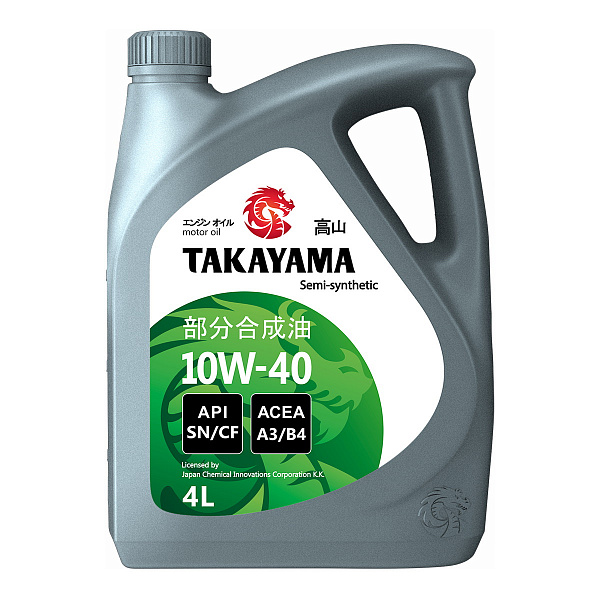 Моторное масло TAKAYAMA SAE 10W-40 API SN/CF